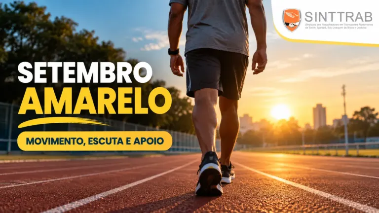 Peça de valorização da vida e cuidado com a saúde mental do SINTTRAB